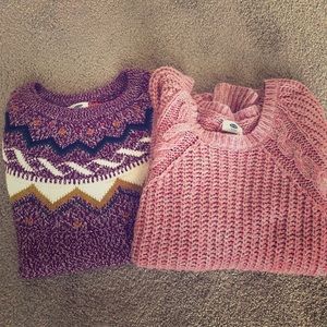 2 Old Navy Sweaters